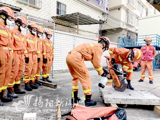 榕城区消防救援大队多措并举加强队伍建设 揭阳市 图1张