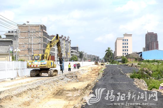省道S237线普宁赤岗至麒麟段改建工程进展顺利 揭阳市 图1张