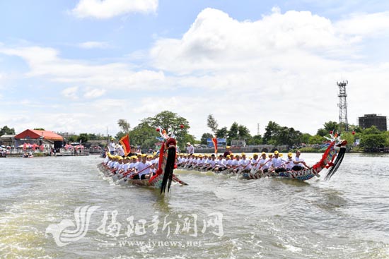 普宁市南溪水乡龙舟文化节活动举行 揭阳市 图1张