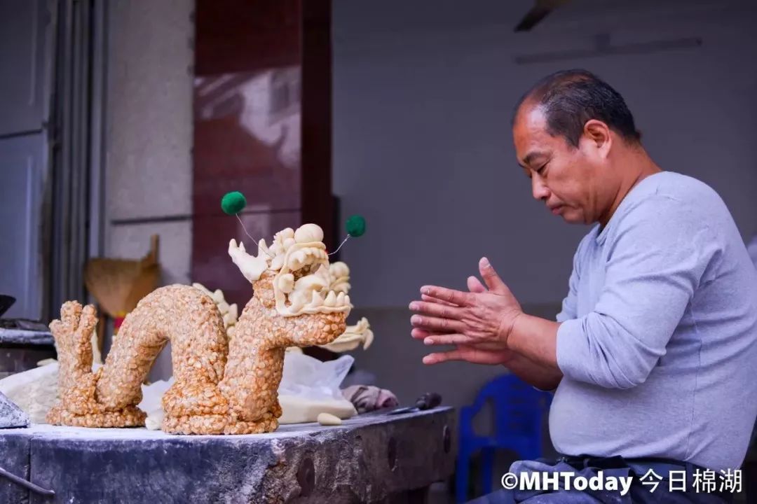 用糖做“三牲”，趣味！