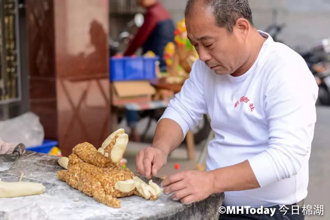 用糖做“三牲”，趣味！