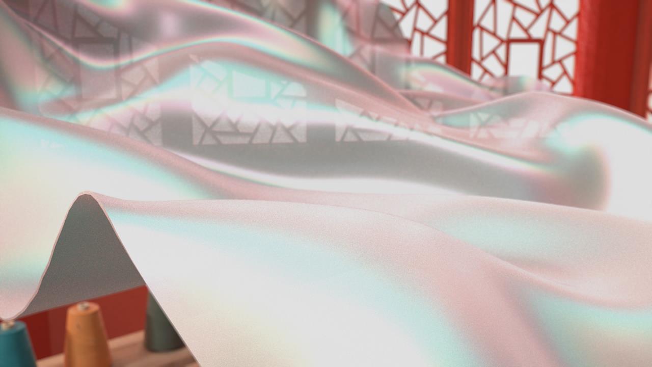 潮州刺绣C4D