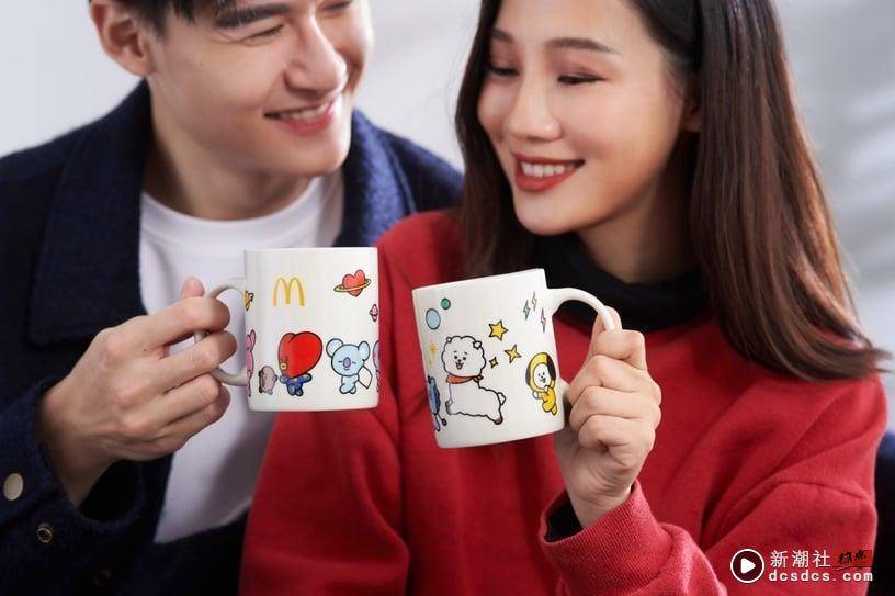 BT21现身麦当劳！麦当劳“BT21陶瓷餐具三件组”终于登场， 马克杯、碗盘限量开卖 最新 图4张