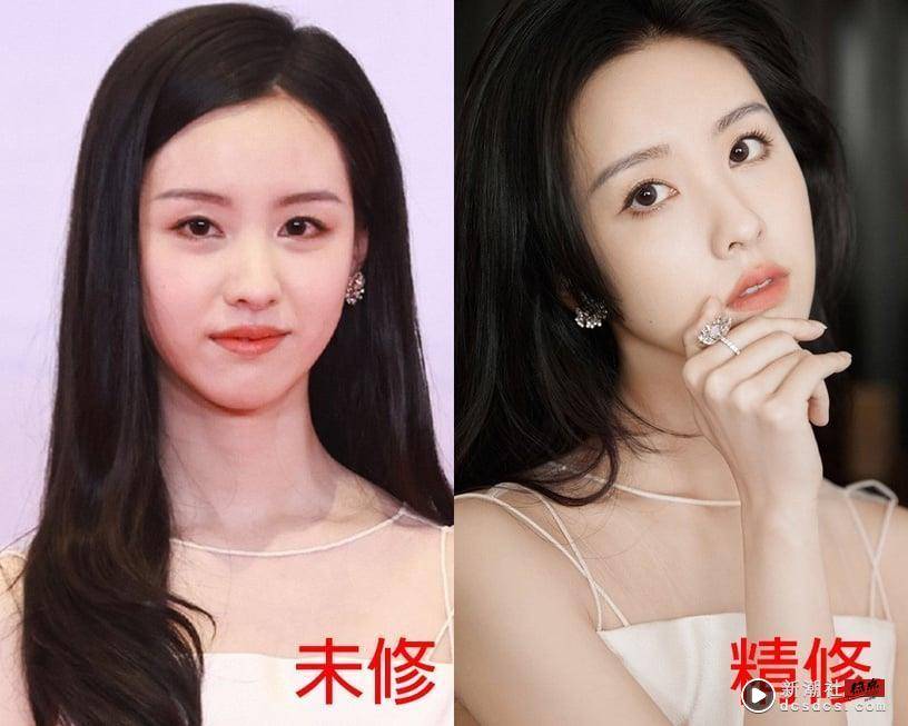 15位电视剧明星精修vs未修！罗云熙好瘦好瘦，王楚然艳压张婧仪？李兰迪同台娜扎太吃亏了 娱乐 图14张