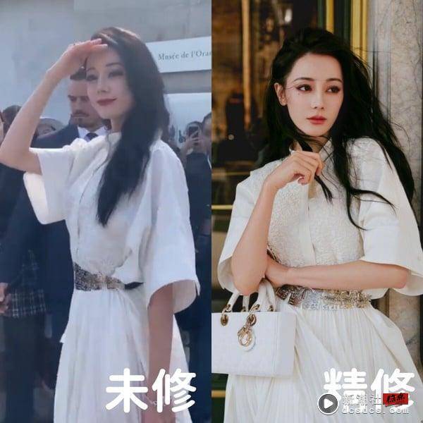 10位电视剧明星时装周精修vs未修！迪丽热巴&杨紫美翻，王一博帅，成毅生图反而更好看耶 娱乐 图4张