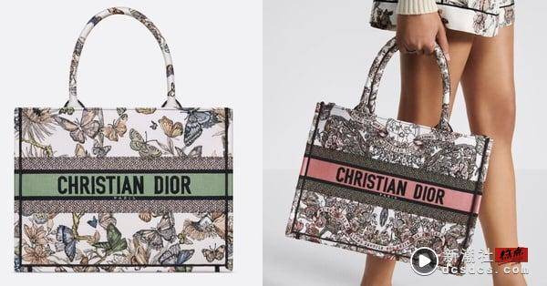 Dior Book Tote全新“藤格纹肩带款”刚上架就卖翻！官网尺寸＋价格整理，奶茶色必收！ 时尚 图9张