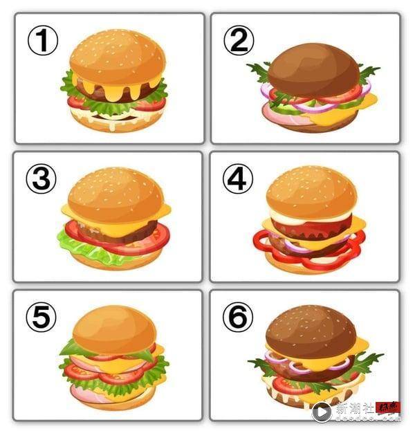 你有很多秘密吗？日网爆红心理测验，凭直觉选择想吃的汉堡，测出你神秘指数&隐藏性格 最新 图2张