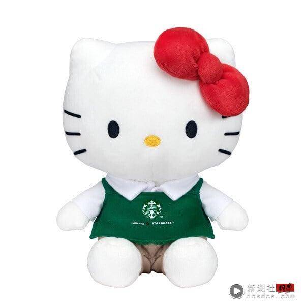 星巴克送Hello Kitty杯缘子！星巴克联名Hello Kitty推马克杯、蝴蝶结水杯、Kitty玩偶 最新 图10张