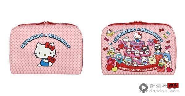 再度联手三丽鸥！LeSportsac X Hello Kitty联名系列一次看：立体蝴蝶结化妆包太萌！ 时尚 图11张