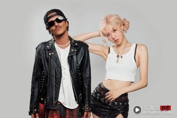 Rosé、Bruno Mars〈APT.〉MV幕后花絮曝光！“亲吻脸颊”名场面竟是Bruno Mars提议！ 娱乐 图1张