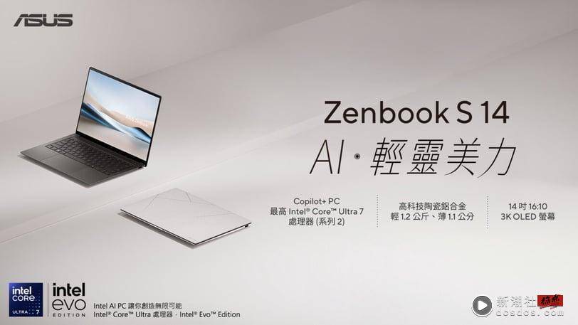 老鱼与新世代AI笔电ASUS Zenbook S14的美力相遇!AI智能提升工作效率,轻松品味极简生活 最新 图1张