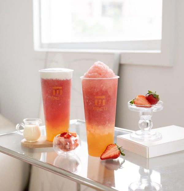 手摇优惠、新品！万波“摇摇草莓、草莓牛奶”再享2杯100优惠，麻古茶坊草莓手摇也回归 最新 图5张