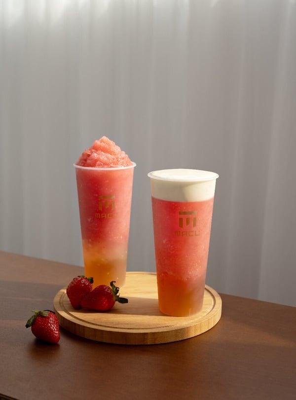 手摇优惠、新品！万波“摇摇草莓、草莓牛奶”再享2杯100优惠，麻古茶坊草莓手摇也回归 最新 图6张
