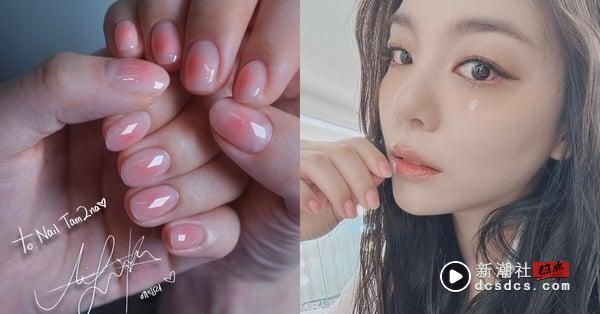 2025最新“显白气质美甲”30 款推荐！黄皮必看，韩国女生最爱 Lisa 同款酒红法式！ 最新 图12张