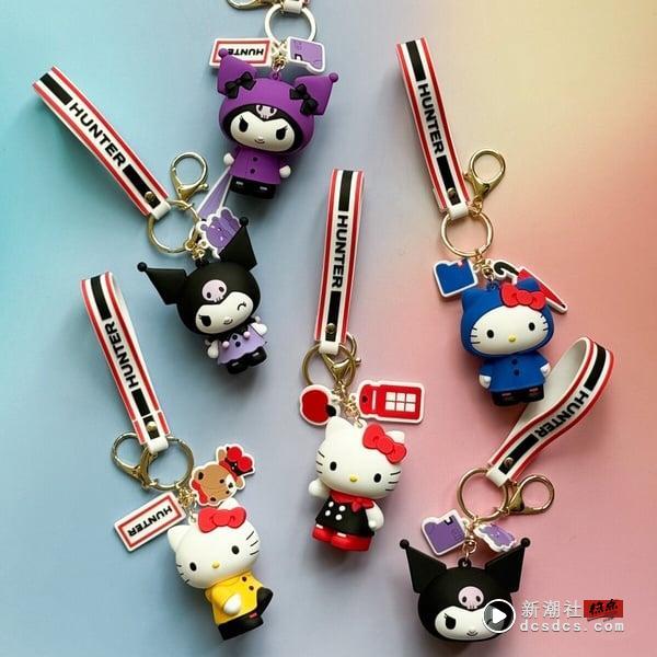 7-11 x HUNTER x 三丽鸥 限量立体公仔钥匙圈，共有 Hello Kitty 和酷洛米六款可供收藏。