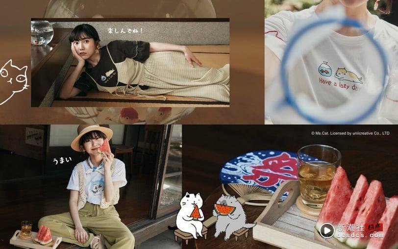 猫的！这么可爱合法吗？OB严选 x 猫小姐Ms. Cat 日式猫祭典新开张，超萌印花T必须拥有 时尚 图2张