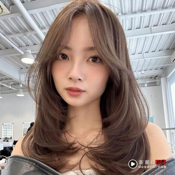 烫发适合什么发色？烫发“染发颜色”推荐，榛果棕、奶油棕轻盈有层次，这款超适合绑发 最新 图4张