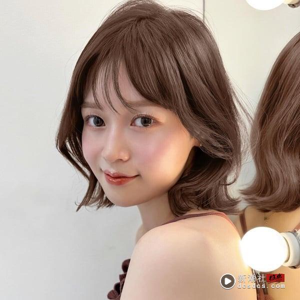 烫发适合什么发色？烫发“染发颜色”推荐，榛果棕、奶油棕轻盈有层次，这款超适合绑发 最新 图5张