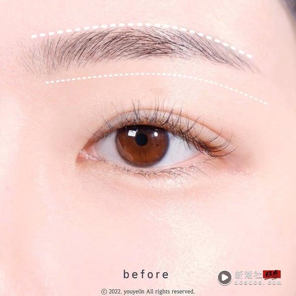 眉毛怎么画最自然？新手不出错眉毛画法，重点在眉毛弧度&眉眼间距，眉型自然不压眼 最新 图7张
