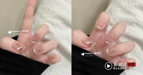 2025小红书热搜“波点风美甲”灵感范本：Rosé同款黑白撞色好复古、晶透猫眼耐看抢眼！ 最新 图18张