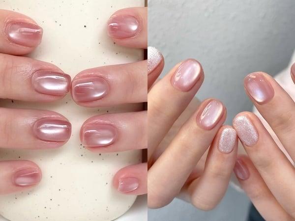 「显白美甲」颜色怎么挑？冷暖肤色选色攻略！加码6大「显白猫眼色系」美甲款式範本！ 最新 图8张