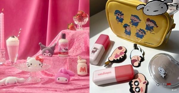 2025卡通联名平价彩妆保养推荐！黑皮Hello Kitty气垫粉饼必抢，史努比等百元价入手！ 最新 图1张
