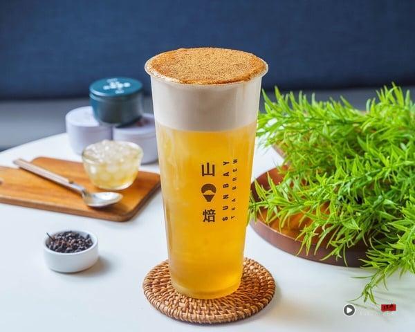 山焙推荐菜单！山焙在红什么？网推山焙必喝金乌西瓜、春花青茶、墨赤拿铁、雷檬蜜青 最新 图8张
